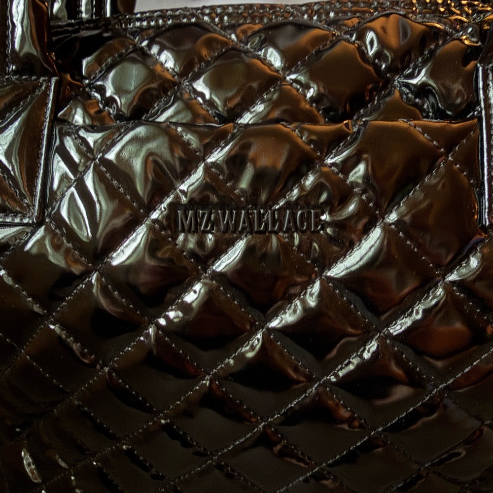 MZ Wallace Medium Sutton Deluxe - Black Lacquer - Picture 2 of 8